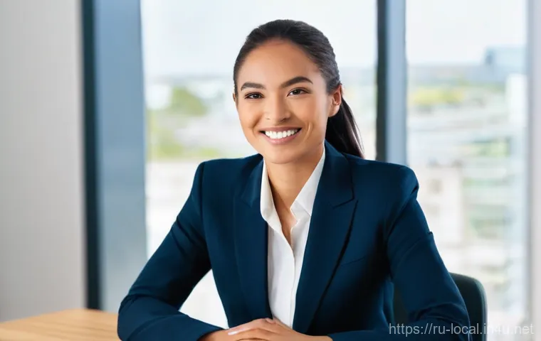 지방공무원 필기시험 실전 전략 - **Prompt 2: Collaborative Digital Workplace**
    "A diverse group of three professionals (two men, ...