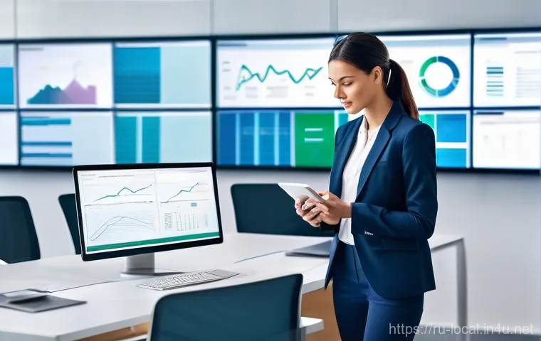 지방공무원 실무 활용 기술 배우기 - **Prompt:** A modern, brightly lit municipal office environment where a diverse group of employees a...