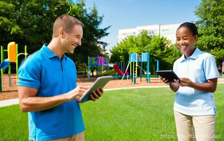 지방공무원 실무 활용 기술 배우기 - **Prompt:** A modern, brightly lit municipal office environment where a diverse group of employees a...