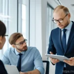 지방공무원 시험 지원 자격 요건 - **Prompt 1: The Diverse Municipal Team**
    A bright, wide-angle shot of a modern, bustling Russian...