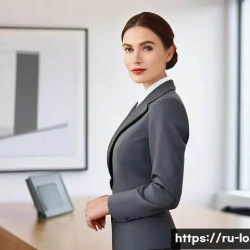 Home 11 지방공무원 면접 복장과 매너 - **Prompt 1: Female Civil Servant Portrait**
A professional woman in her early 30s, with a calm a...